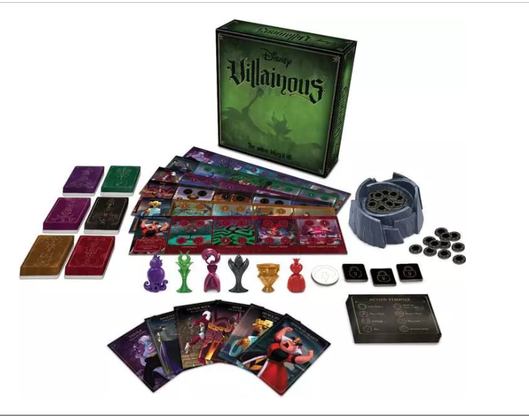 Board Games, Disney Villainous w/ Lorcana promo